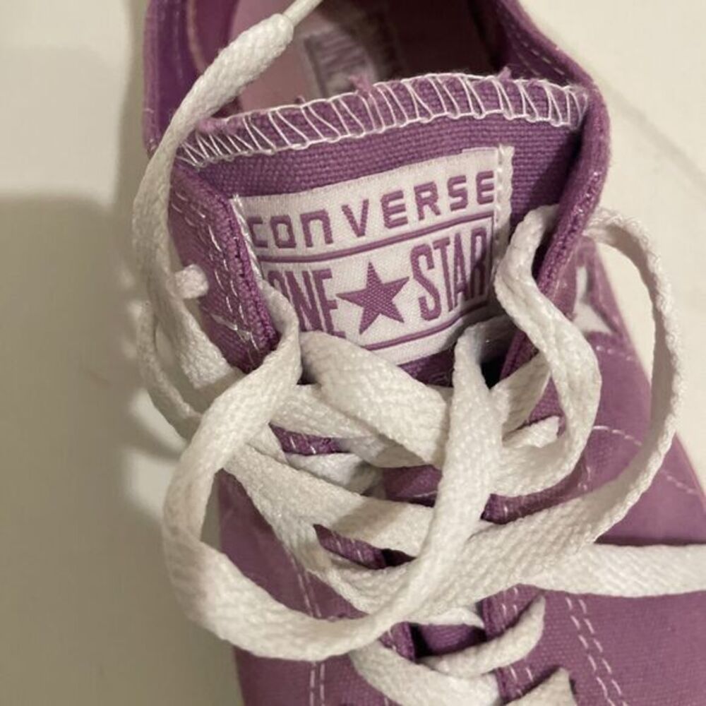 CONVERSE One Star Womens US 10 UK 8 EUR 41.5 Skater‎ Shoes Purple Lavender Cons - Picture 14 of 15